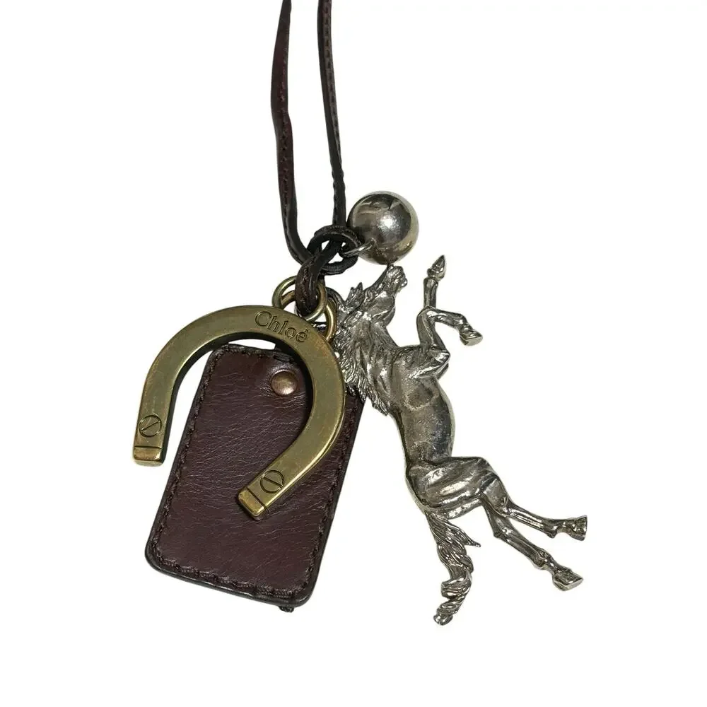 Chloe Vintage 2000s Kerala Leather Hobo Bag With Horse Shoe Charms